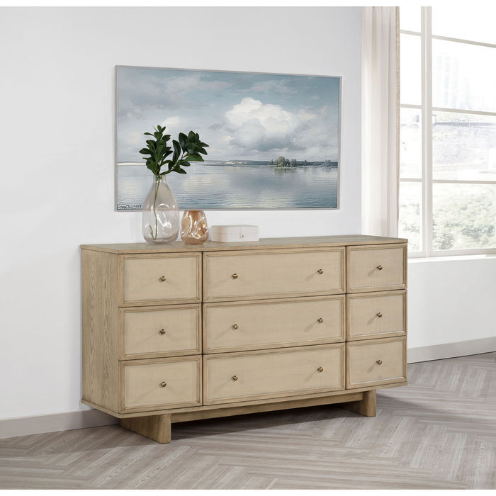 Kimpton - 9 Drawer Dresser Cabinet - Beige