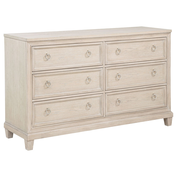 Wedner - 6 Drawer Dresser - Oak