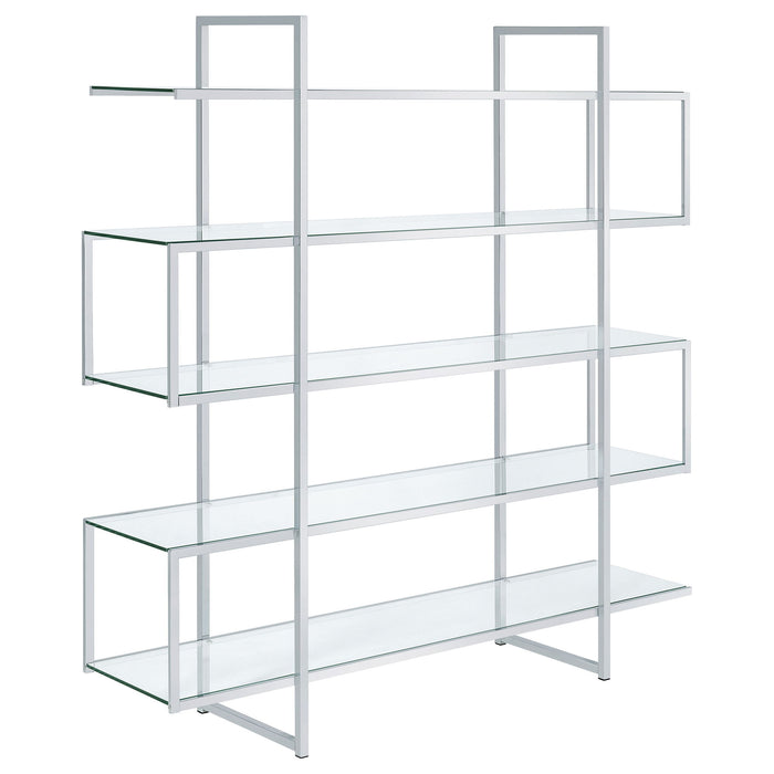 Harison - 5 Shelf Bookshelf - Clear