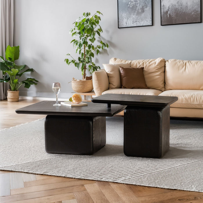 Square Coffee Table Set (Set of 2)
