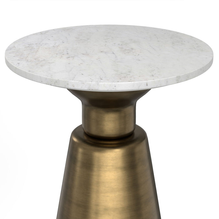 Leyla - Side Table - Antique Brass