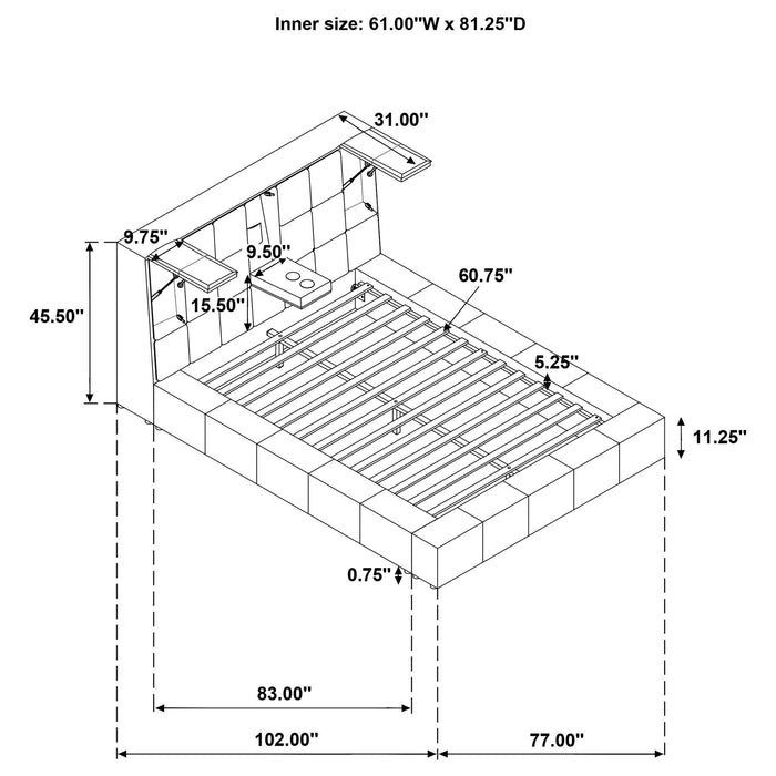 Oliver - Platform Bed