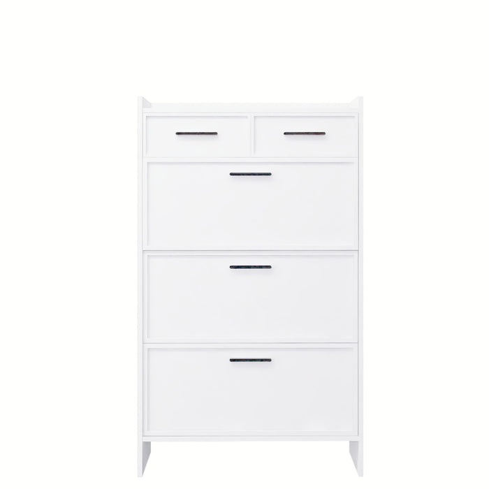 3 Doors Shoe Cabinet With 2 Drawers