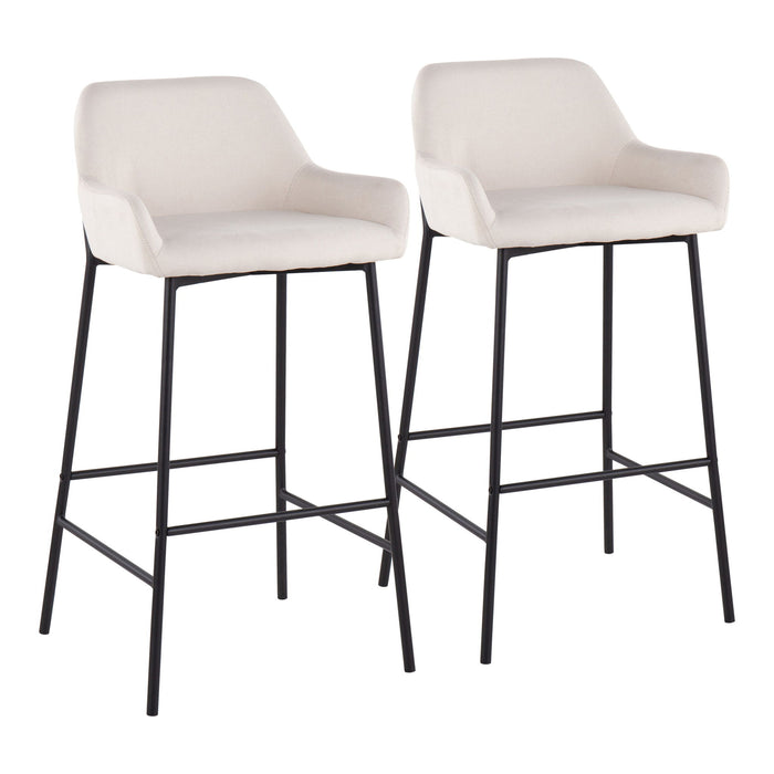 Daniella - Industrial Fixed Height Bar Stool (Set of 2)