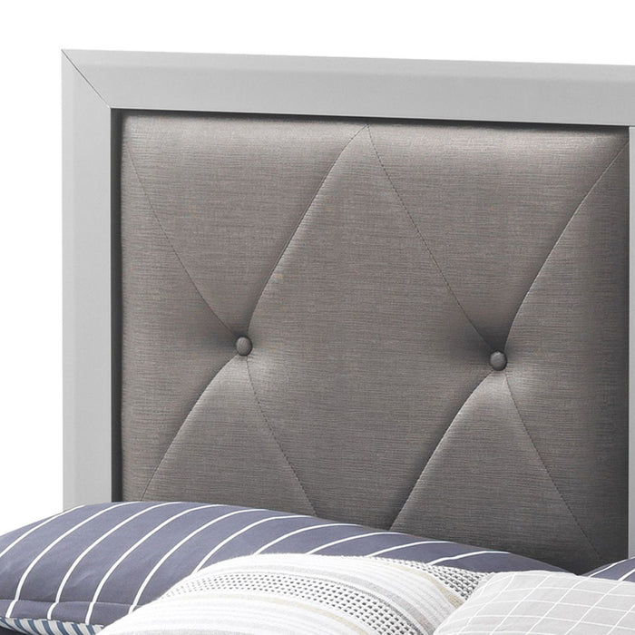 Padded Headboard Bed