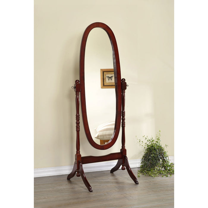 Dunne - Cheval Mirror With Oval Frame