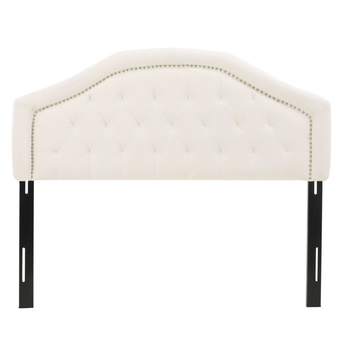 Kaarina - Contemporary Tufted Fabric Headboard