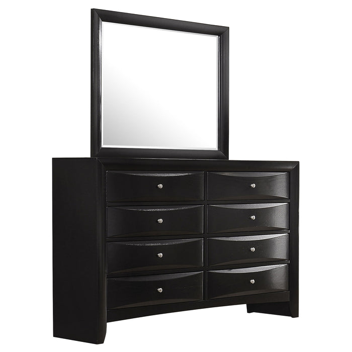 Palamino - 8 Drawer Dresser With Mirror - Black