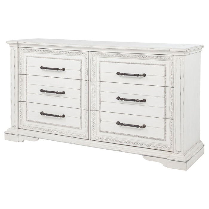 6 Drawer Bedroom Dresser Cabinet - Vintage