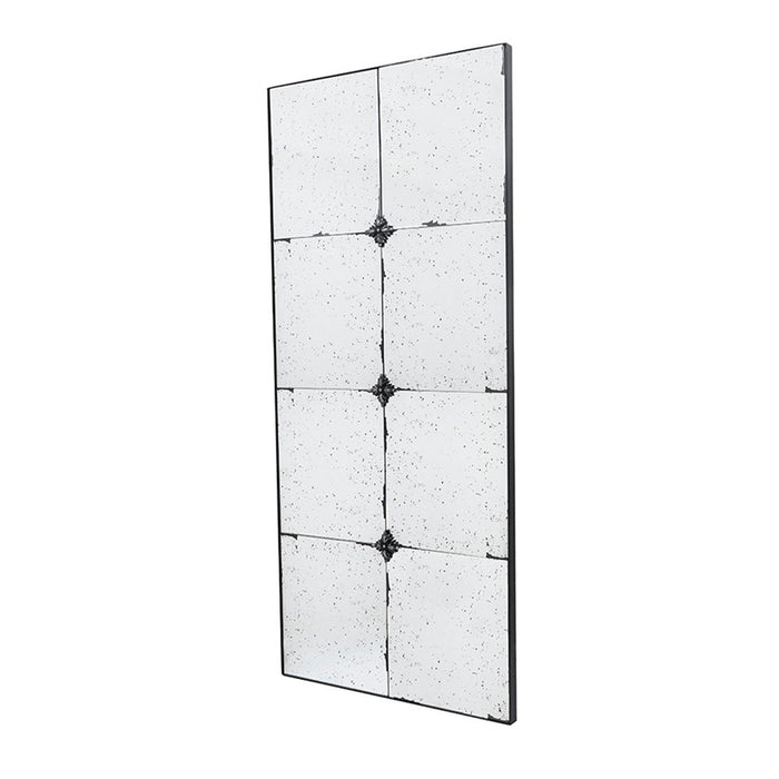 Traditional Decor Style Antique Glass Panel Mirror, Wall Mirror For Bathroom Entryway Console Lean Against Wall