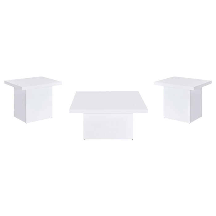 Eldridge - Coffee Table Set With Square Tops