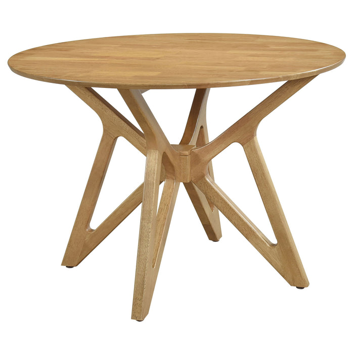 Barlow - Round Dining Table - Light Brown