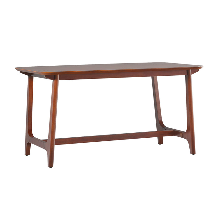 Dining Table With Trestle Base - Walnut