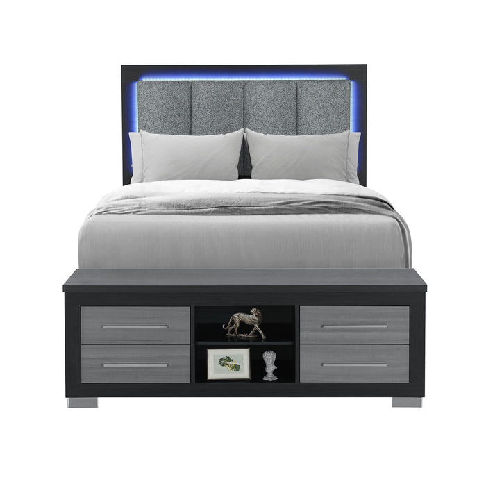 Emilia - Bed With Storage And LED Lighting
