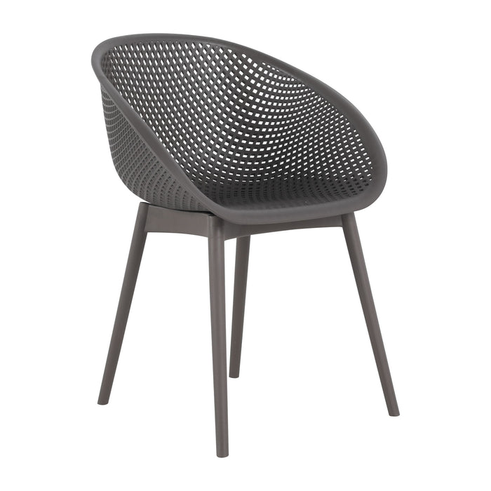 Modern Lounge Chair Set With Round Table