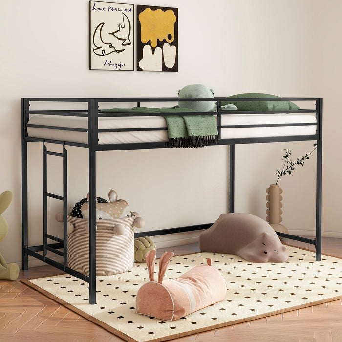 Adam - Twin Loft Bunk - Black