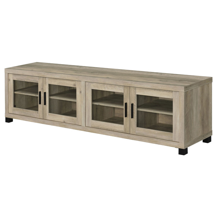 Heron - 4 Door TV Stand With Adjustable Shelving