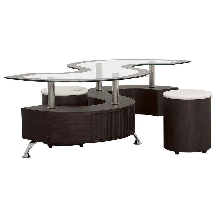 Marley - 3 Piece Coffee Table And Stools Set