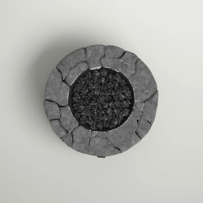 Fiber Reinforced Outdoor Fire Pit - Stone Gray