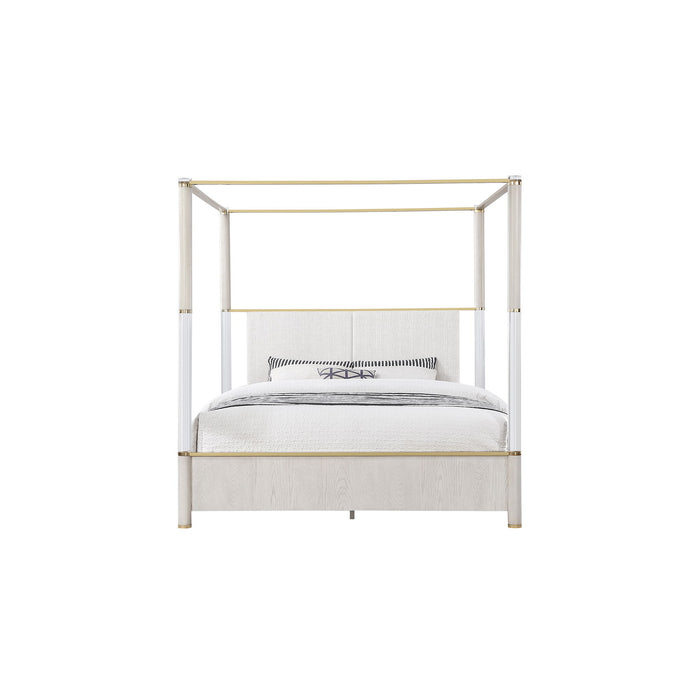 Malco - 4 Post Bed With Upholstered Headboard