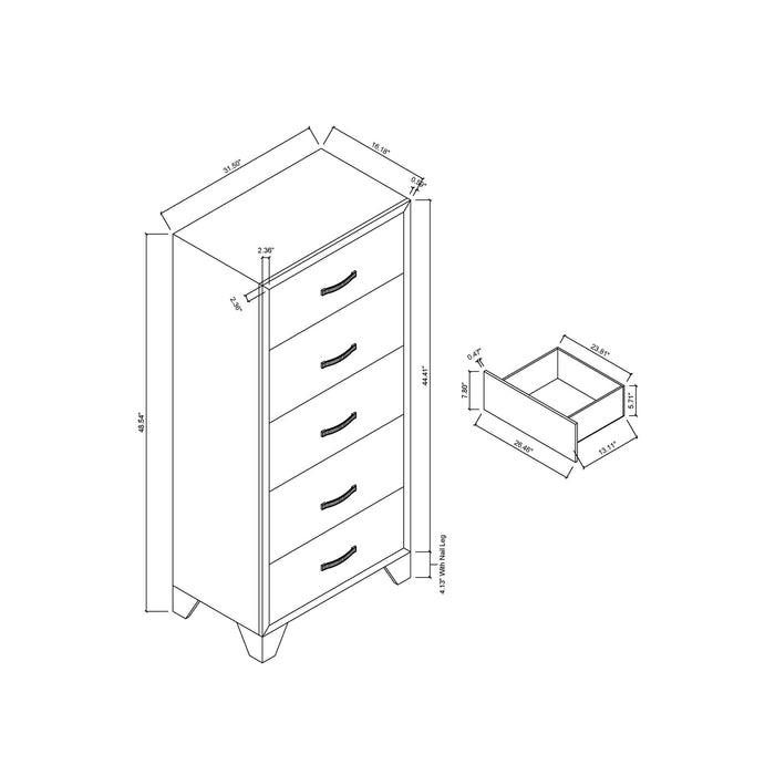 Carlos - Chest - Black