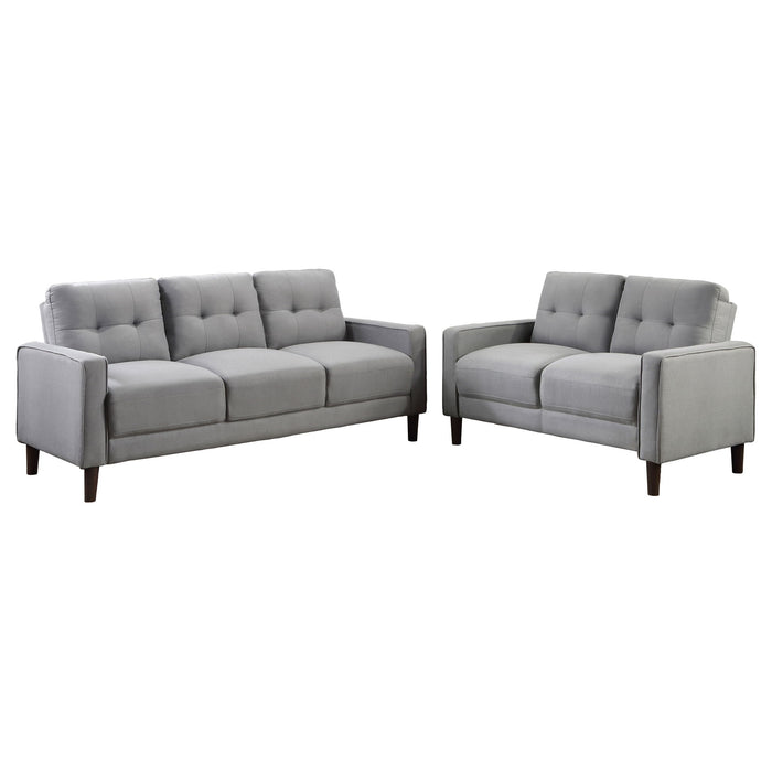 Harvey - Track Arm Tufted Sofa Set