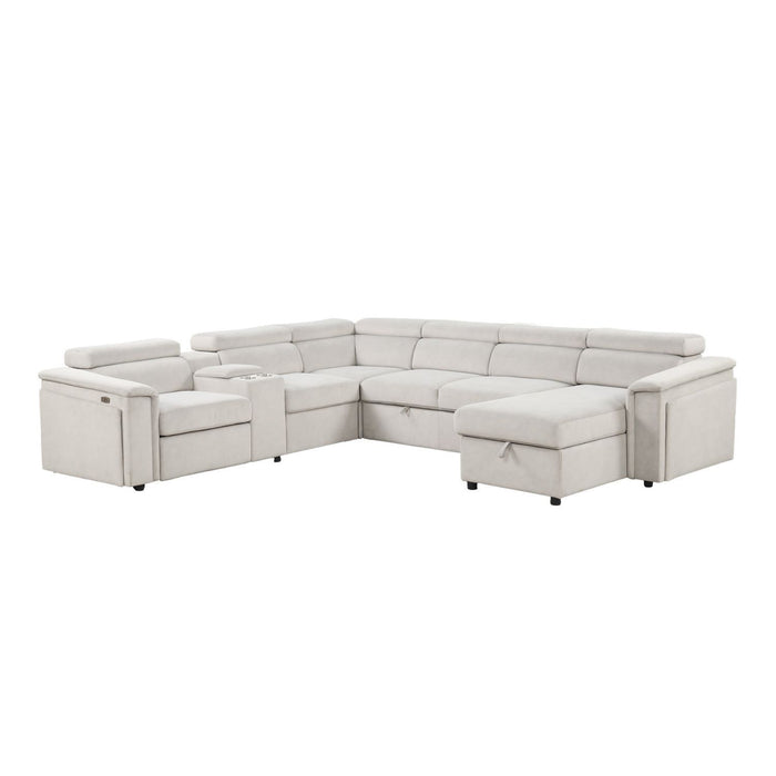 Harvey - Power Recliner Sleeper Sectional
