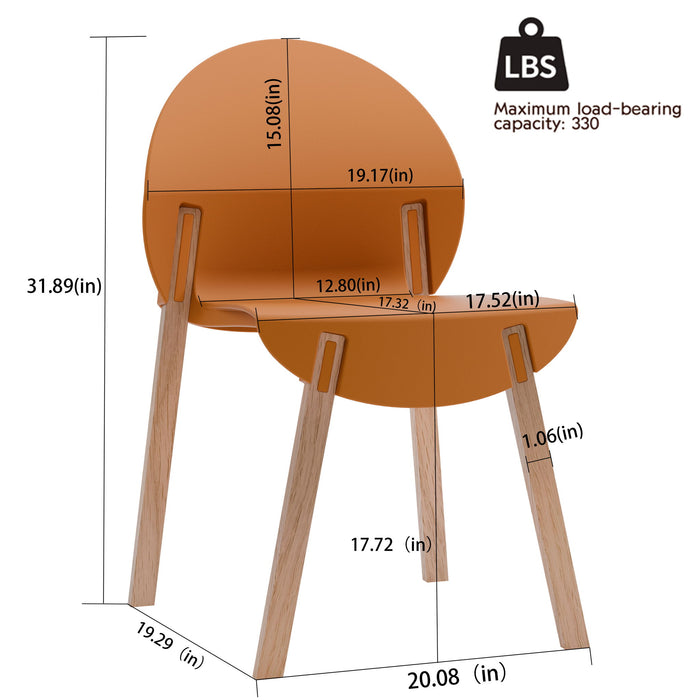4 Piece Set Of Single Chairs With A Folding Square Table