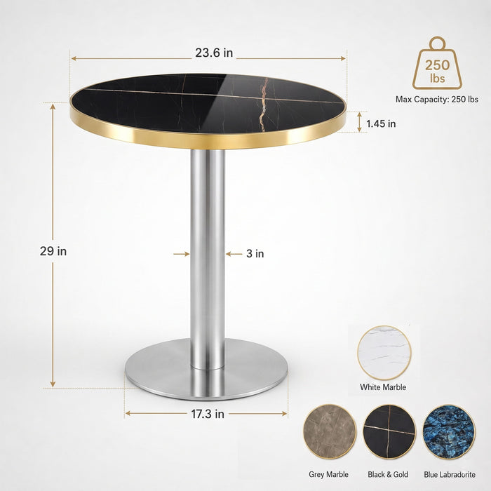 Elegant Modern Round Bistro Table