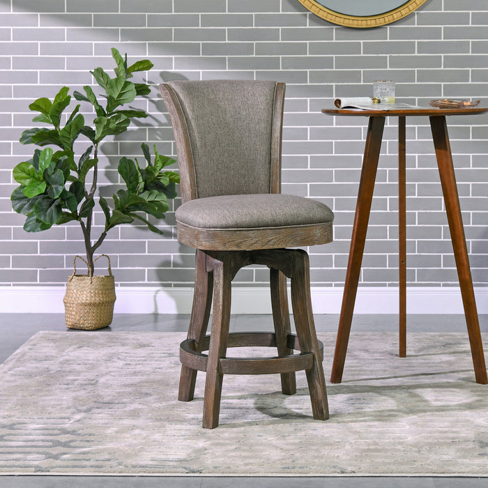 Henry - Armless Swivel Counter Height Bar Stool
