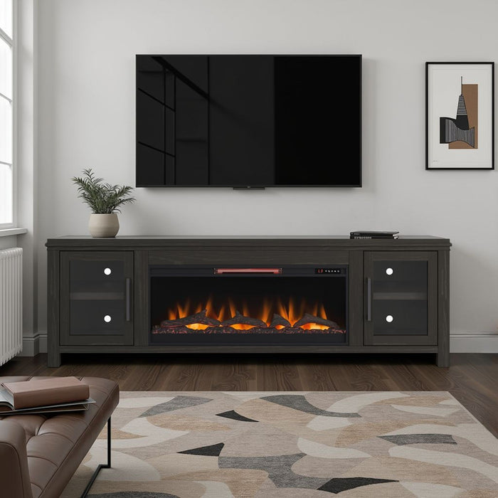 Electric Fireplace TV Console For TVs Up To 95" - Clove