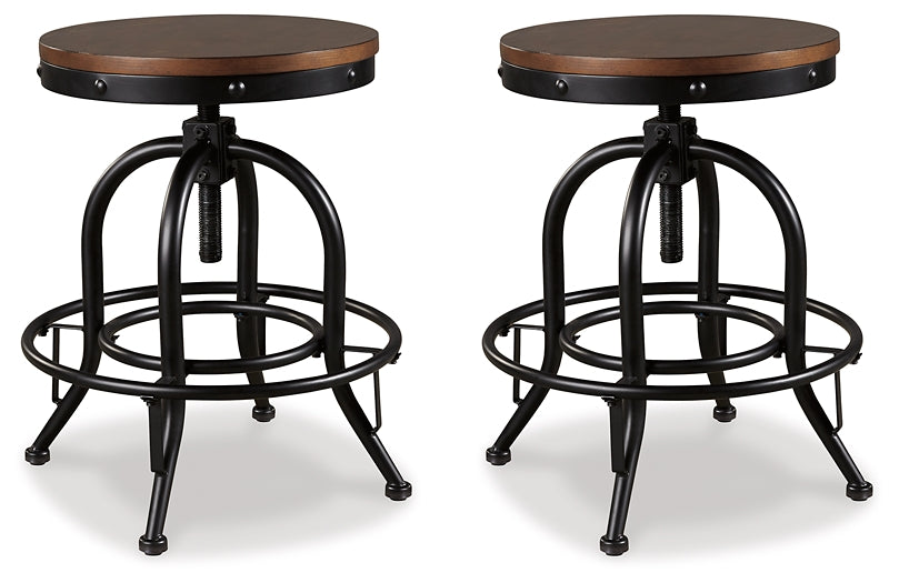 Valebeck Swivel Barstool (2/CN)
