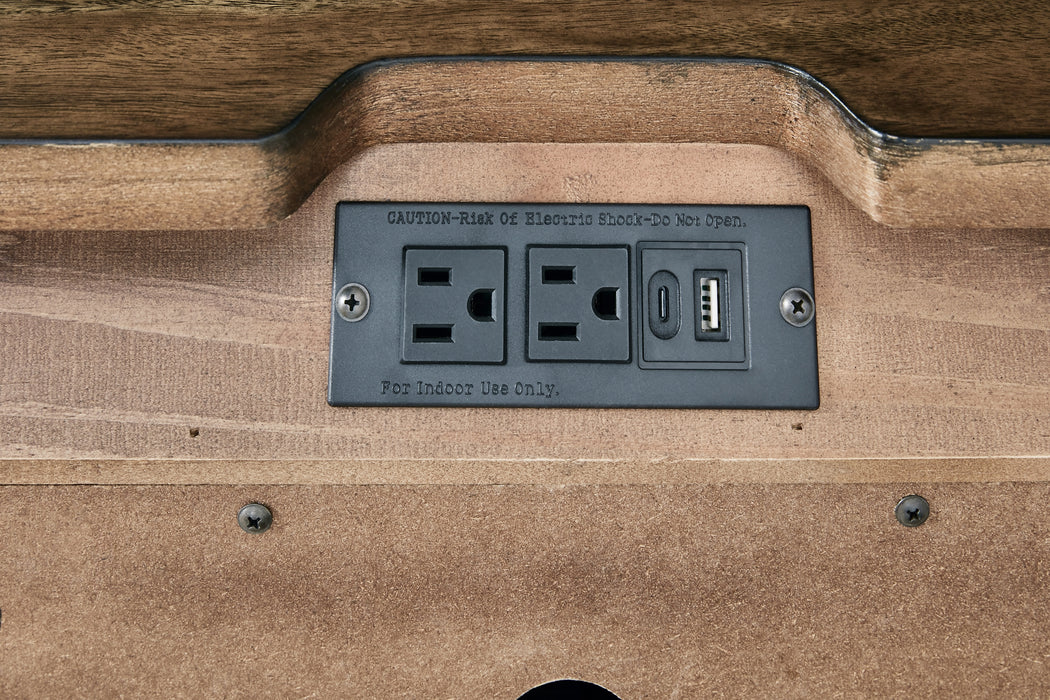 Sturlayne California King Upholstered Panel Bed with Mirrored Dresser and Nightstand