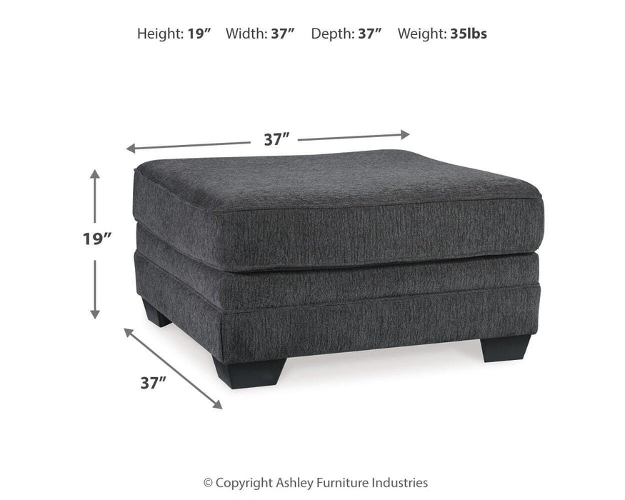 Tracling Oversized Accent Ottoman