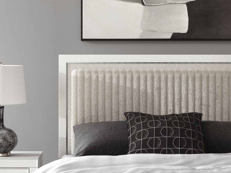 Zuraleus Queen Upholstered Panel Platform Bed