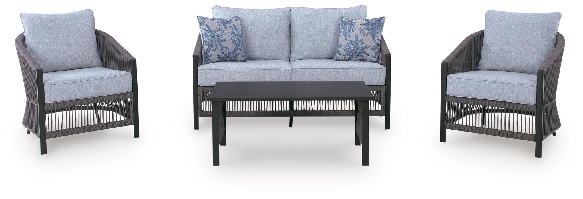 Bridges Beach Love/Chairs/Table Set (4/CN)