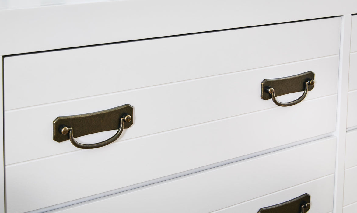 Binterglen Twin Panel Bed, Dresser, Mirror, Chest and Nightstand