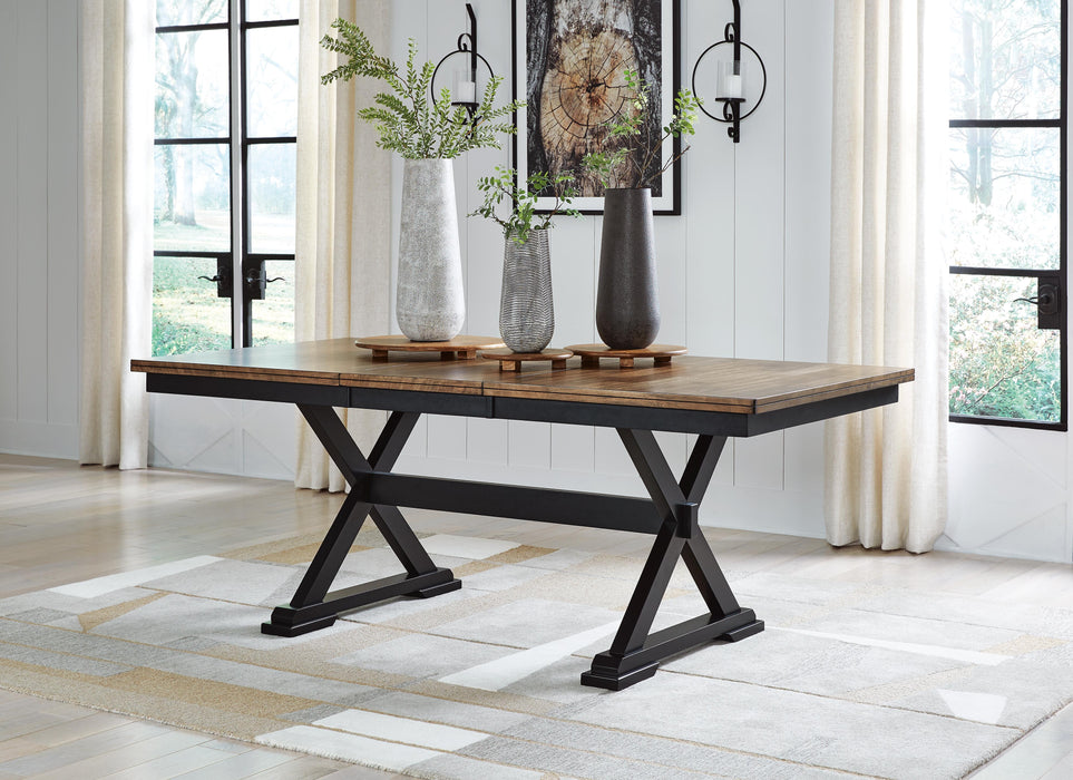 Wildenauer Dining Table and 4 Chairs
