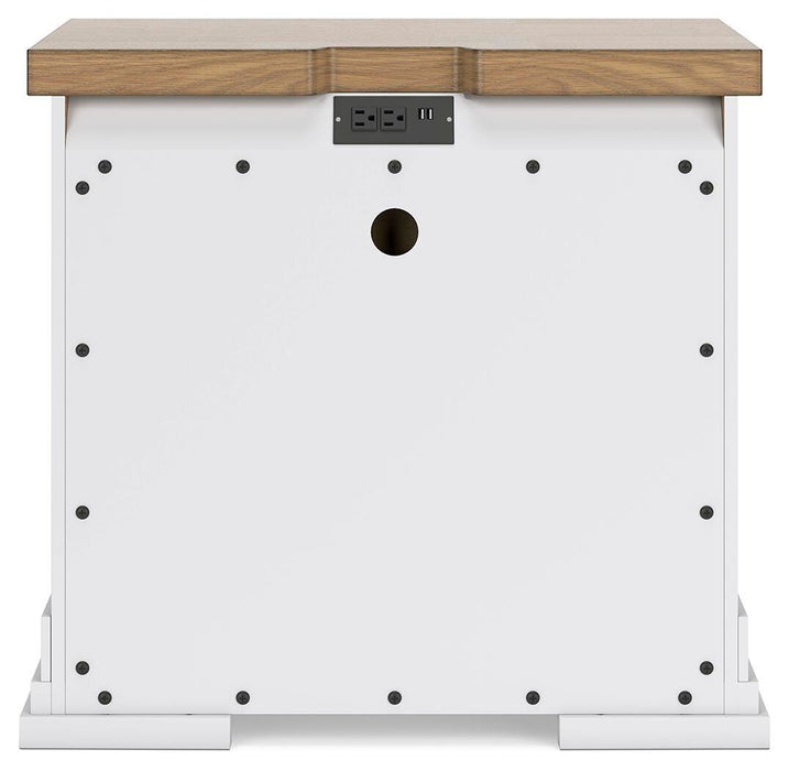 Ashbryn Queen Panel Storage Bed, Dresser, Mirror, Chest and Nightstand
