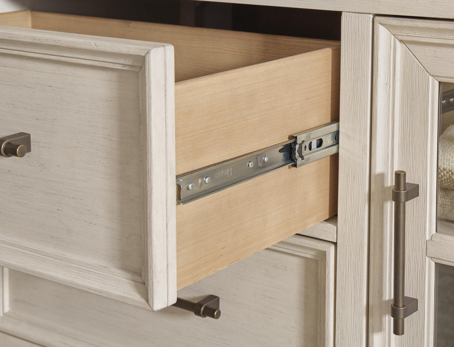 Shaybrock King Panel Bed, Dresser, Mirror and Nightstand