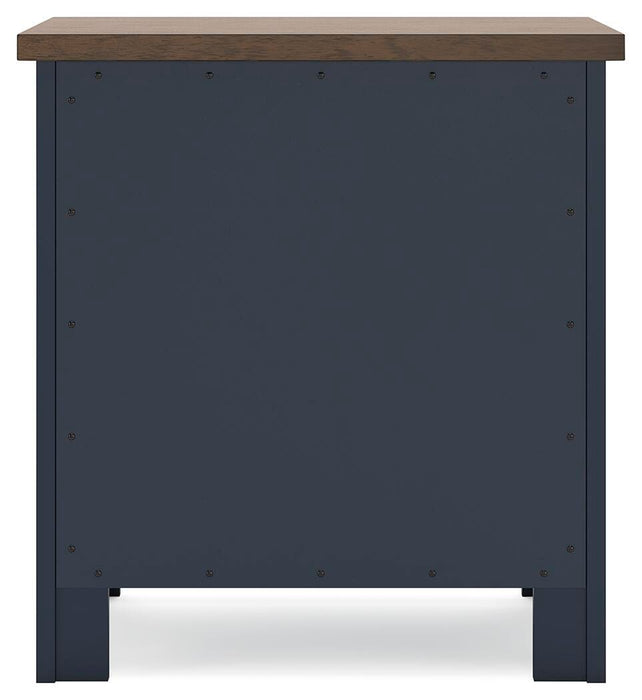 Landocken Full Panel Bed, Dresser, Mirror and Nightstand