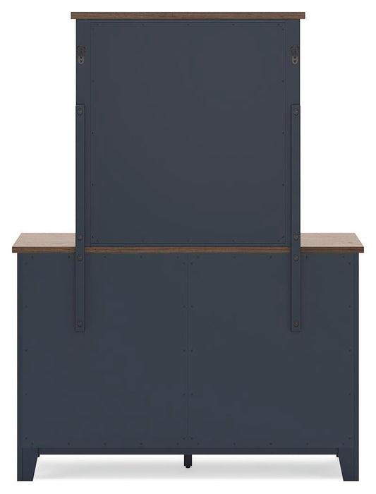 Landocken Queen Panel Bed, Dresser, Mirror, Chest and Nightstand