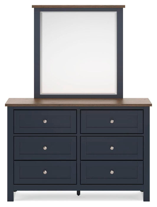 Landocken Queen Panel Headboard, Dresser, Mirror and Nightstand