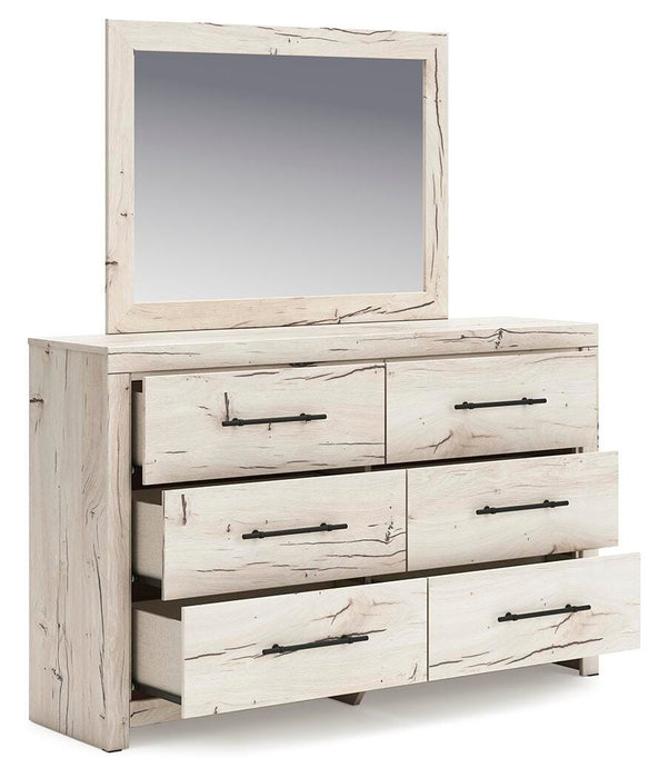 Lawroy Twin Panel Headboard, Dresser, Mirror, Chest and Nightstand