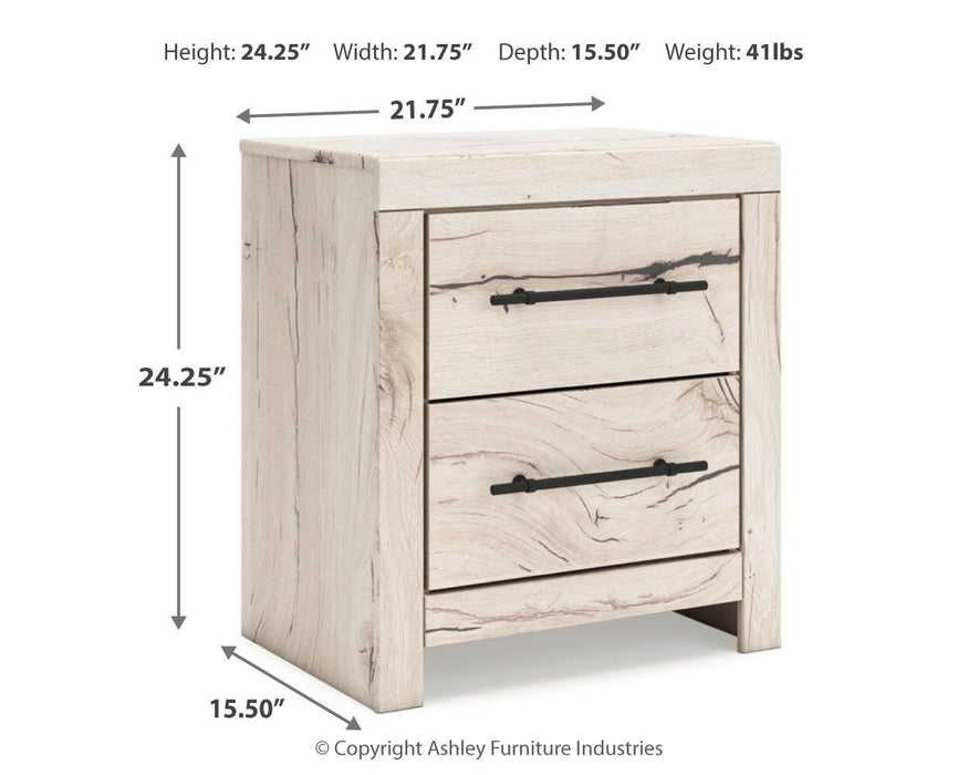 Lawroy King Panel Bed with Storage, Dresser, Mirror, Chest and Nightstand