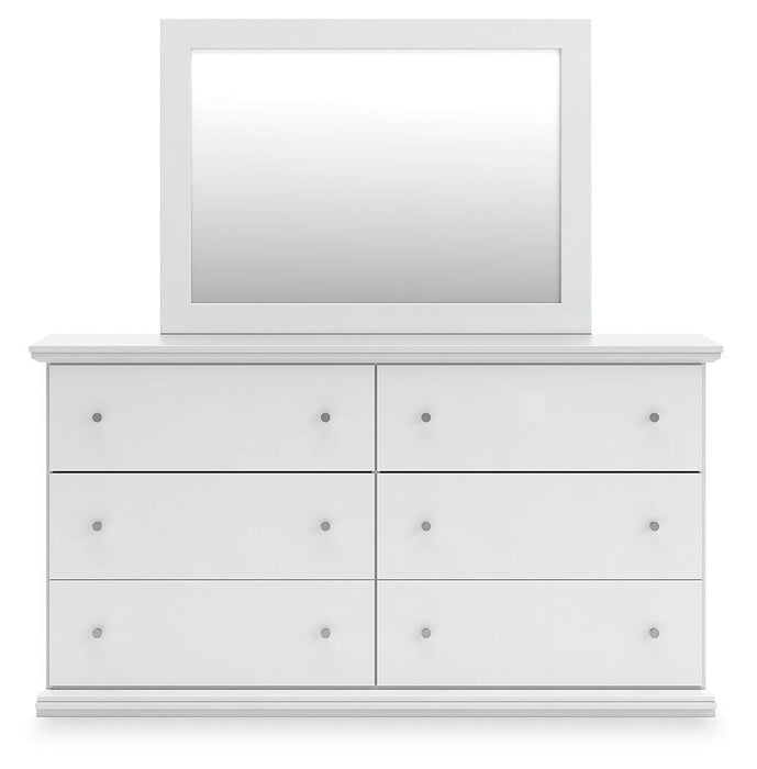 Bostwick Shoals Twin Panel Bed, Dresser, Mirror and Nightstand