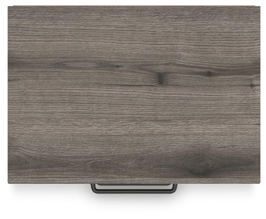 Graystorm Full Panel Storage Bed, Dresser, Mirror and Nightstand