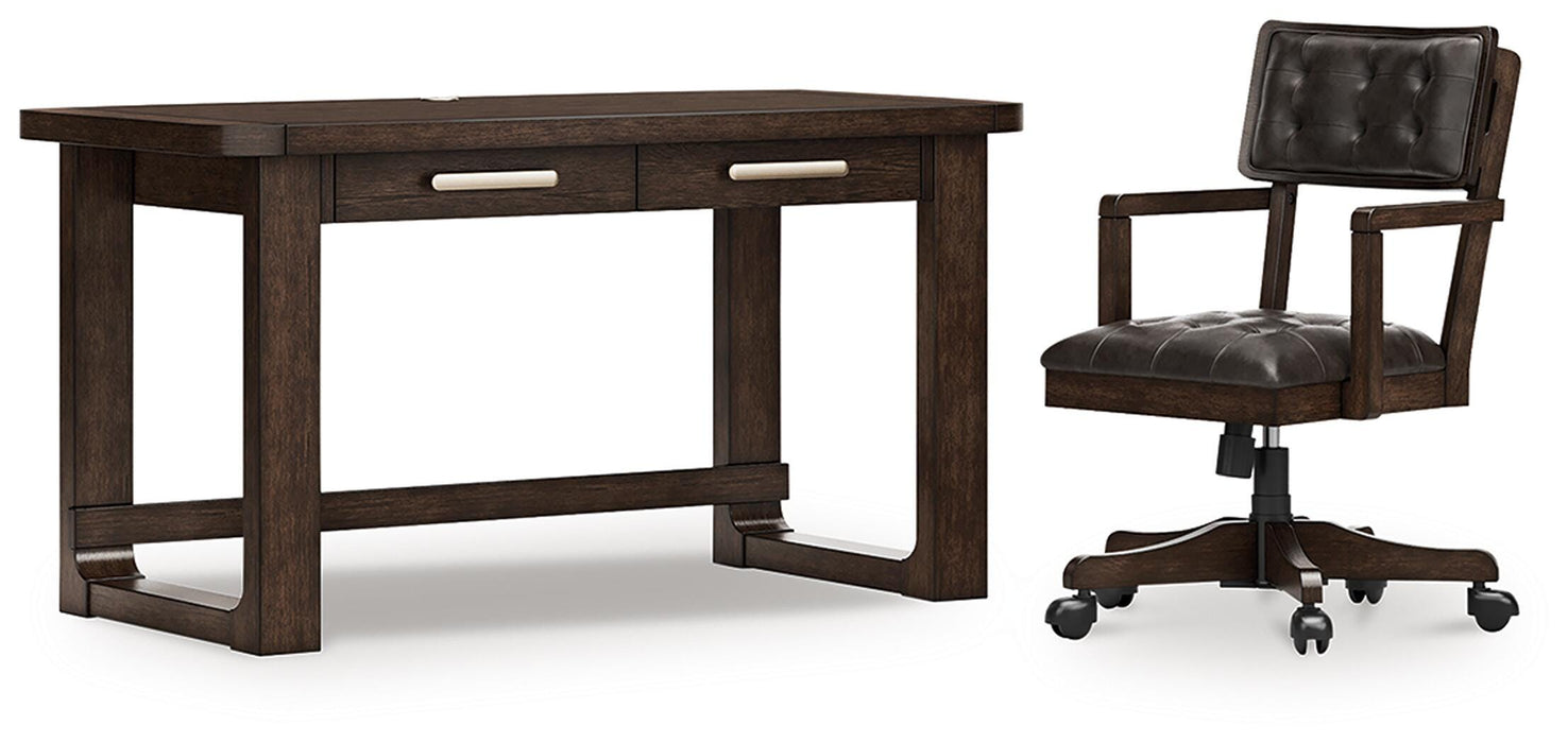 Breckington Home Office Desk with Chair