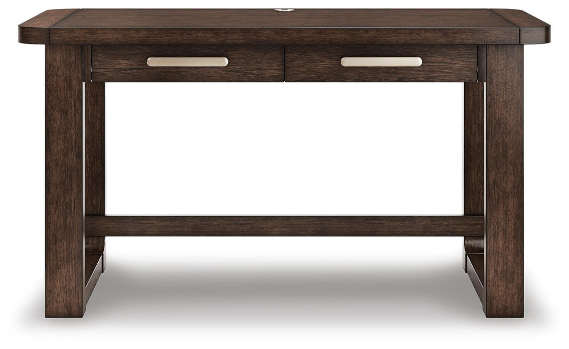 Breckington Home Office Desk with Chair and Storage