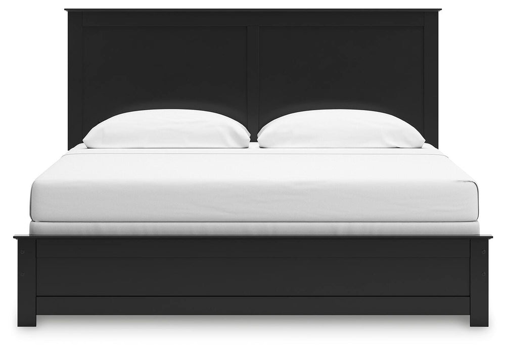 Maribel King Panel Bed, Dresser, Mirror, Chest and Nightstand